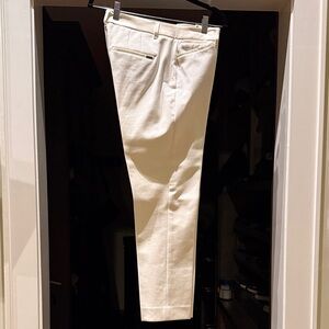 WHBM White Trousers Slim Ankle